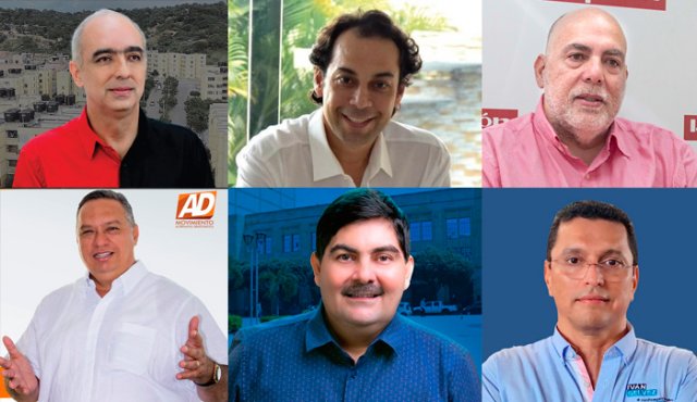 Donamaris Ramírez, Jaime Marthey, José Fernando Bautista, Hernando Acevedo, Víctor Suárez, Iván Gélvez. La Opinión