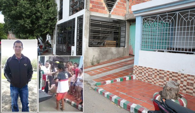 En este sitio fue abordada la víctima. La viuda dijo que Luis Ángel era una persona que no tenía enemigos.
César Obando y Cortesía