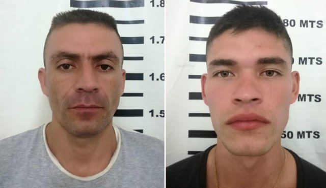 Mario Enrique Cacua Rolón, de 24 años, y Néstor Eduardo Martínez Rodríguez, de 35, fueron capturados por la Policía luego de ser delatados. Policía