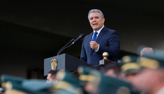 “Hay pocos que lo único que buscan es generar división entre los colombianos", fueron las palabras del presidente Iván Duque Colprensa