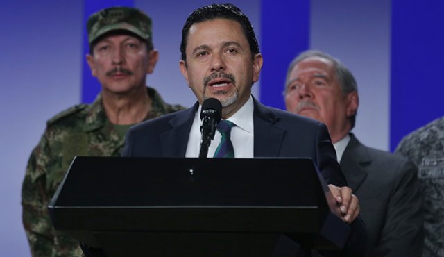 Ceballos hizo así referencia al ataque ejecutado en enero contra la Escuela de Cadetes General Santander en enero, cuya autoría fue reclamada por el ELN. Archivo Colprensa