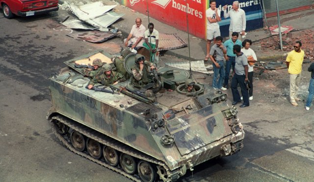 La invasión militar estadounidense ocurrió en 1989. AFP
