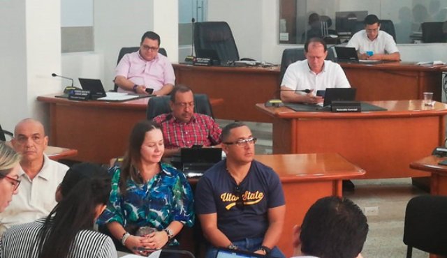 Cierre de las sesiones extraordinarias en el Concejo de Cúcuta. Orlando Carvajal