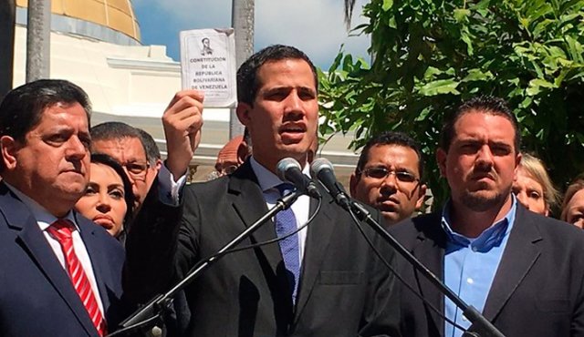 Juan Guaidó, diputado y autoproclamado presidente interino de Venezuela. Colprensa
