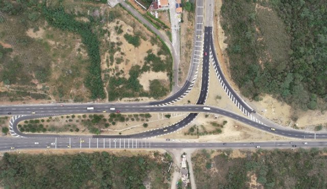 Esta es la primera de tres intersecciones viabilizadas por la ANI y el Concesionario San Simón. Ministerio de Transporte.
