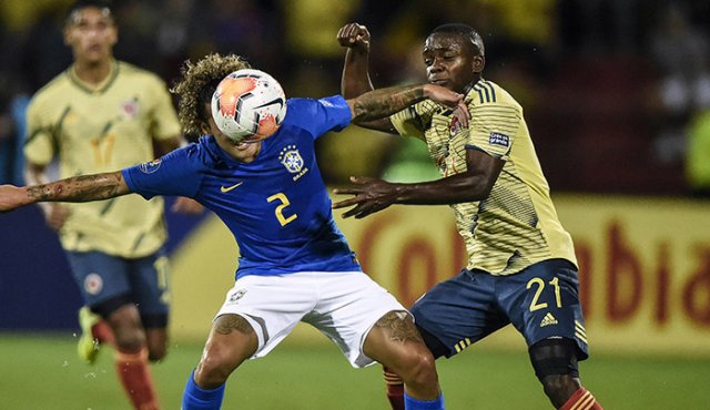Un partido demasiado complicado para la Selección Colombia Sub-23 terminó en empate 1-1. AFP