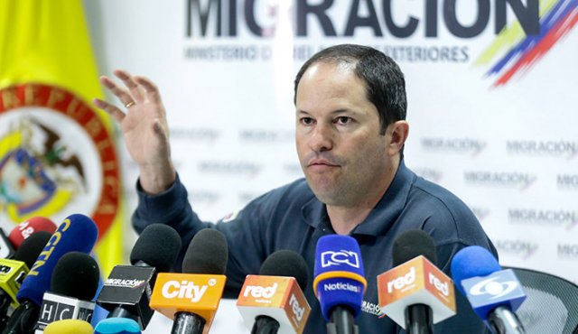 Juan Francisco Espinosa, director de Migración Colombia. Colprensa