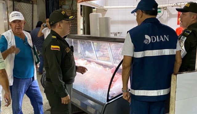 La Policía recordó que la carne de contrabando representa un grave riesgo para salud de los consumidores. Cortesía