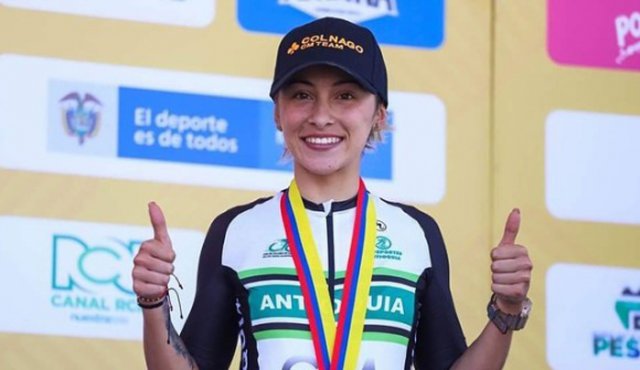 Daniela Atehortúa, de 20 años, confirma su proyección como futura ciclista de élite mundial. Fedeciclismo