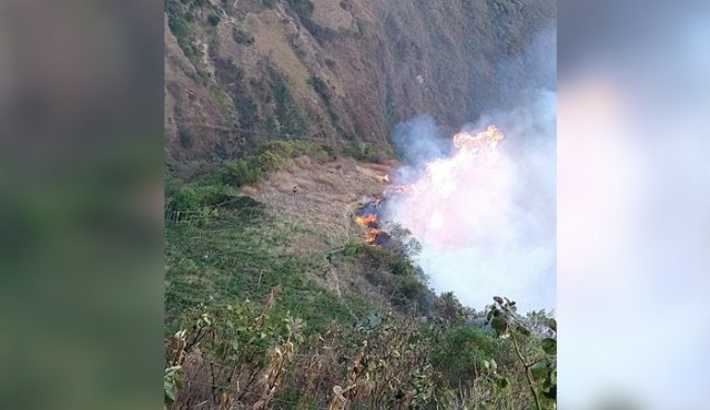 En las últimas horas se han registrado además incendios forestales en Cácota.
Cortesía