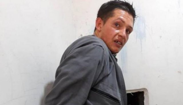 J.S. Castelblanco Velasco, señalado por las autoridades de haber disparado en contra de la mujer el jueves anterior en hechos ocurridos en el sector de El Tintal, en el suroccidente bogotano. Cortesía Colprensa