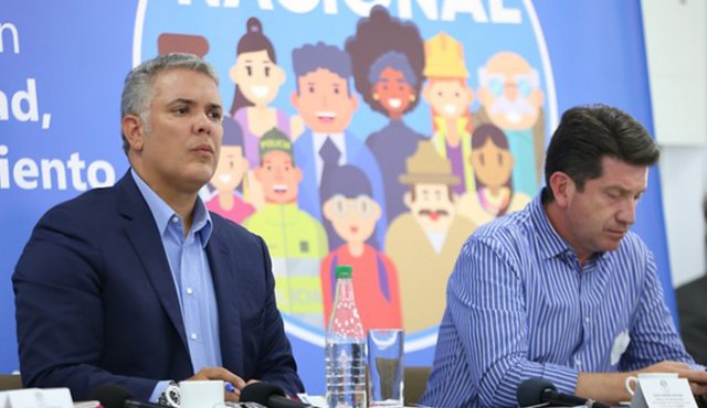 El Presidente Iván Duque se reunió con los jóvenes de diferentes partes del país para escuchar sus propuestas Colprensa