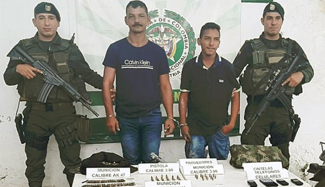 Capturado por la policía Cortesía Policía