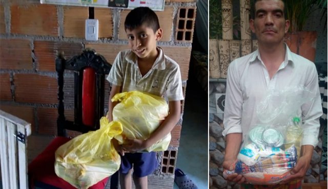 Hasta este miércoles, 398 familias se habían beneficiado de la campaña. Cortesía