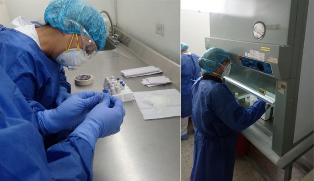 En el Laboratorio de Salud Pública Departamental se llevarán a cabo las pruebas de COVID-19 por disposición nacional. En Cúcuta ya fueron capacitados los profesionales que estarán al frente de las pruebas. Cortesía