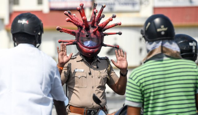 Esta fotografía fue tomada en la India. AFP