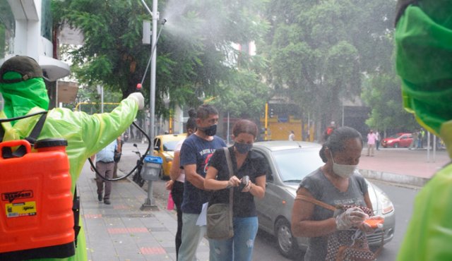 Estrategias de desinfección en Cúcuta. Alcaldía de Cúcuta
