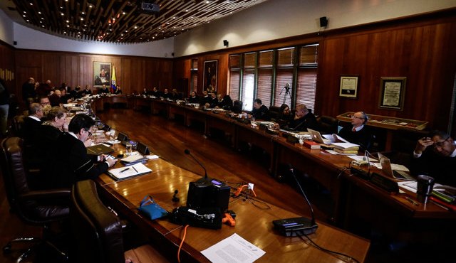 Magistrados de la Sala Plena del Consejo de Estado. Colprensa