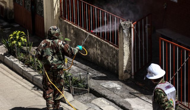 En los municipios de Sincelejo, Corozal, Morroa, Sampués, Santiago de Tolú y Toluviejo se están haciendo jornadas recurrentes de lavado, limpieza y desinfección. Colprensa
