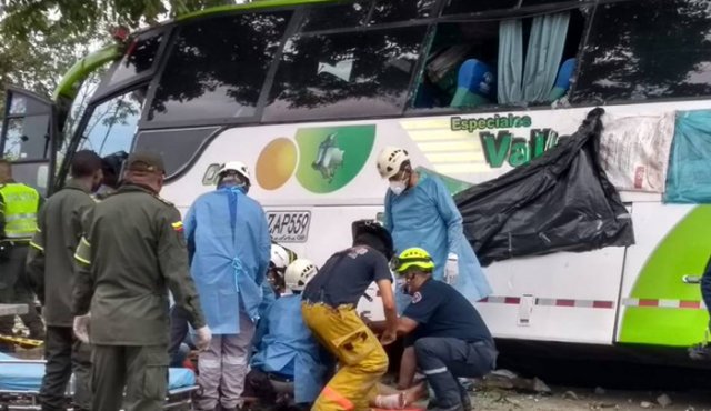 Accidente venezolanos Colprensa