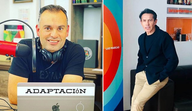 Fernando anzures, mercadólogo mexicano y fundador de la marca Exma (derecha) y Alex Aldas, publicista ecuatoriano, fundador de Aldasbrand y socio de la marca Exma (izquierda). Tomadas de Instagram
