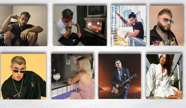 Pablo Alborán ,Alejandro Sanz, Abraham Mateo, Farruko, Bad Bunny, Lucía Gil, Jorge Drexler y Natalia Jiménez Archivo