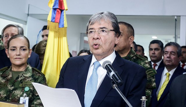 Carlos Holmes Trujillo, ministro de Defensa.