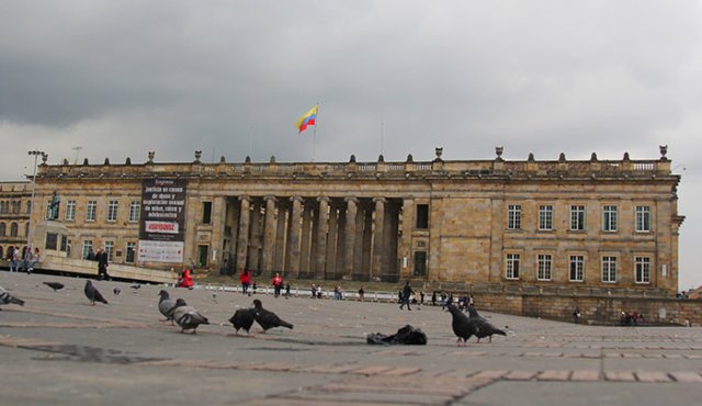 Fachada del Congreso de la República. Colprensa
