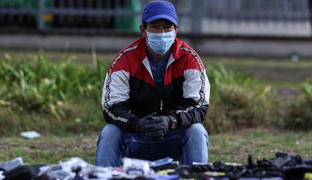 Comercio en cuarentena. Colprensa