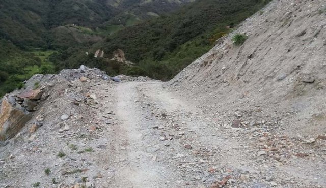 La comunidad de Laureano Gómez solicitó a la Alcaldía que les arregle la vía a El Alizal. Cortesía