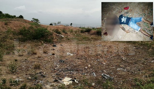En inmediaciones de esta zona montañosa ocurrió el hecho violento. Las autoridades avanzan en las pesquisas. La Opinión