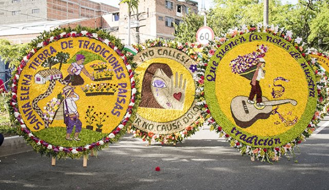 Silleteros, evento con el cual llegó a su fin la Feria de las Flores. Colprensa