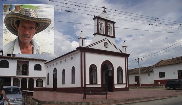 Corregimiento de Aguas Claras, comprensión rural del municipio de Ocaña. Los seres queridos de Irenio solicitan a los captores la pronta liberación ya que presenta quebrantos de salud. Cortesía