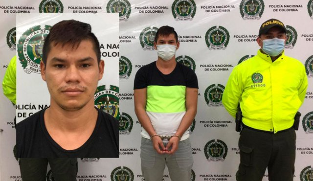 En el barrio Villa Patricia, en Aguaclara, fue capturado Raúl Alexander Flórez, de 26 años. La Opinión