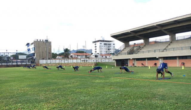 El club ha estado entrenado bajo la supervisión de cara al reinicio del la liga colombiana de fútbol. Este martes tuvieron la más reciente práctica.
Cúcuta Deportivo