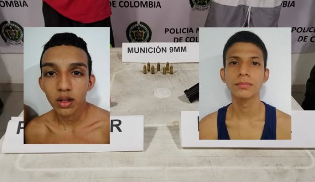 Jhon Wilmer Gaviria Caicedo y Dayron Stewar Caicedo Uribe. Cortesía