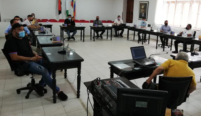 Los concejales del municipio de Ocaña expresan la preocupación por el avance de la pandemia. Cortesía