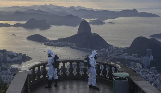 Brasil ha sido uno de los países de América Latina más golpeados por la pandemia. Más de la mitad de las muertes por coronavirus se han registrado en cuatro países, entre ellos se encuentra el gigante de Sur América. AFP