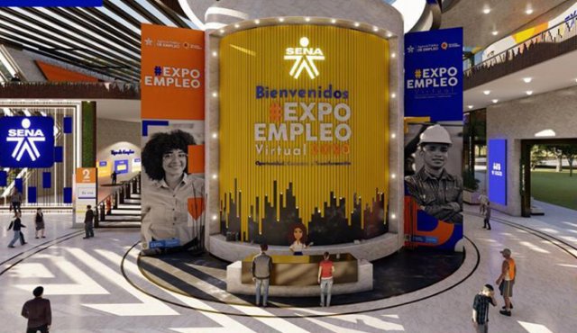 La feria se llevará cabo en una plataforma con entornos 3D, pabellones, 200 stands para empresas con sus vacantes, una sala de videoconferencias en vivo y un espacio de networking para los buscadores de empleo. Cortesía