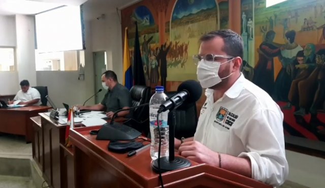 Francisco Javier Cuadros, secretario de Gobierno de Cúcuta. Captura de video de Facebook