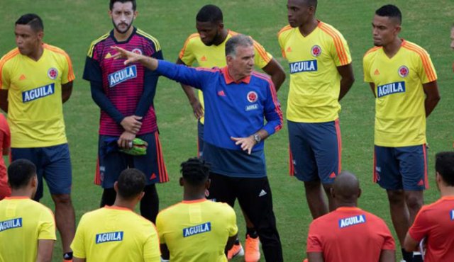 La Selección Colombia se alista para enfrentar a Uruguay en Barranquilla el viernes y a Ecuador como visitante el martes. Cortesía
