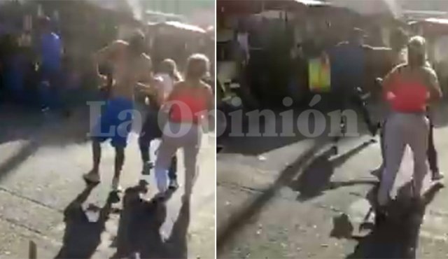 En un video quedó registrado el momento del ataque. Cortesía