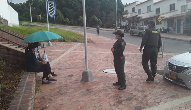 Personas sorprendidas en comportamientos contrarios a la convivencia y la ley. Cortesía