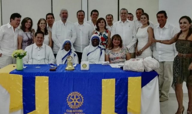 Club Rotario de Villa del Rosario junto a las Hermanas Misioneras de la Comunidad Teresa de Calcuta. Cortesía