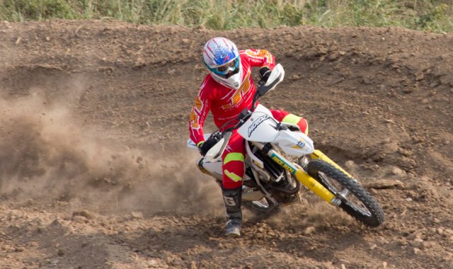Entrenamiento de motocrós en Cúcuta. Luis Alfredo Estévez