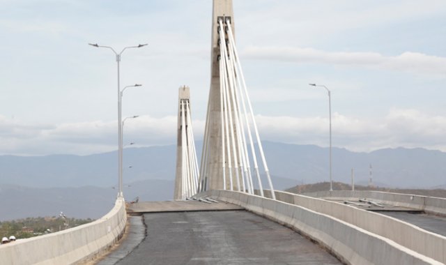 Así luce el paso elevado del intercambiador de Atalaya. La obra empezó a ejecutarse a mediados de mayo de 2015. Cortesía