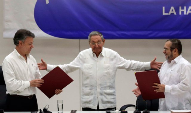 Los acuerdos del Gobierno Nacional y las Farc fueron anunciados el pasado 25 de agosto. Archivo