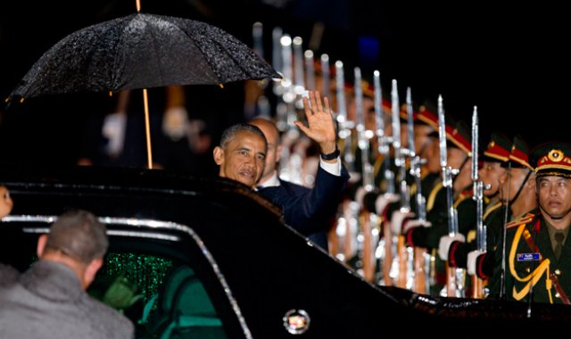 Después de participar en la cumbre del G20, el presidente de Estados Unidos viajó a Laos. AFP