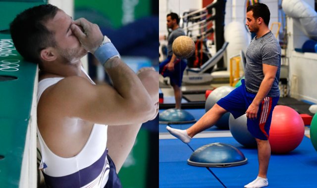 Las impactantes imágenes de televisión mostraban la expresiva reacción de los espectadores en el pabellón, muchos con las manos en la boca, o tapándose los ojos, incluso al borde de las lágrimas. Archivo particular