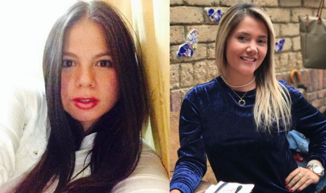 Claudia Varón (izquierda) y Dayana Jaimes (derecha). Tomadas de Instagram